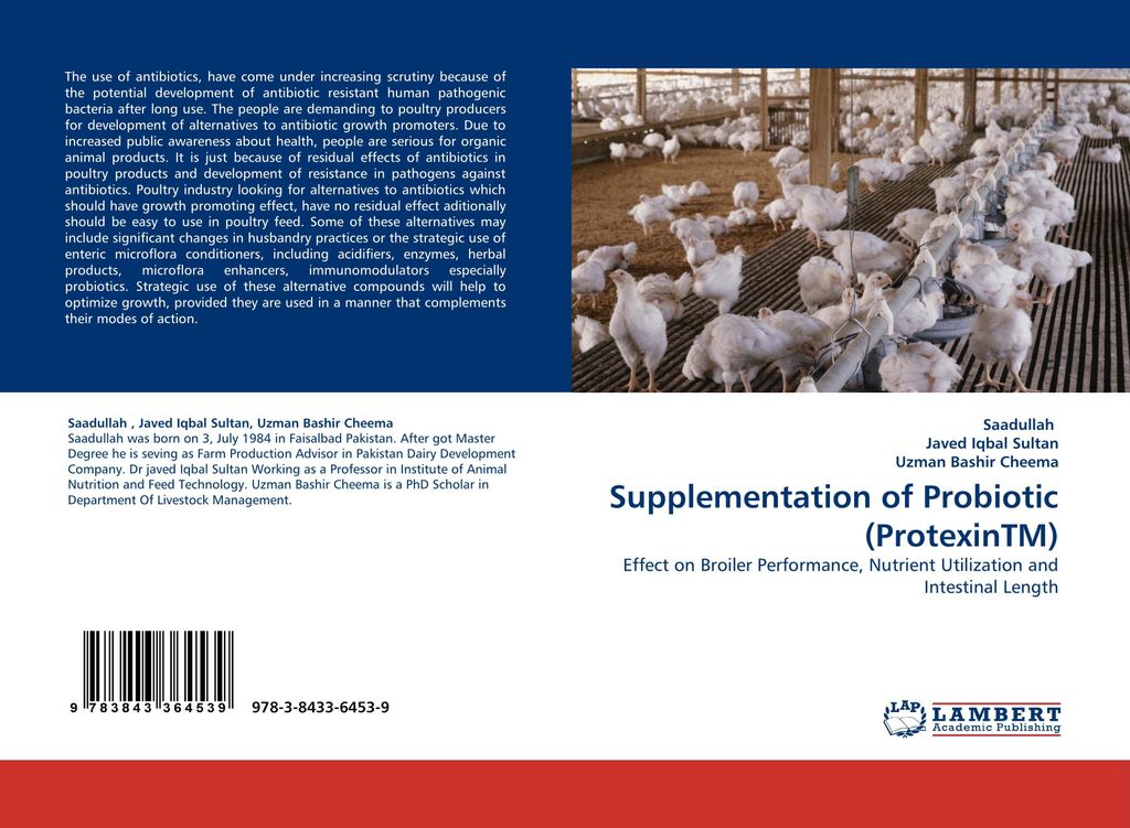 Supplementation of Probiotic (ProtexinTM)