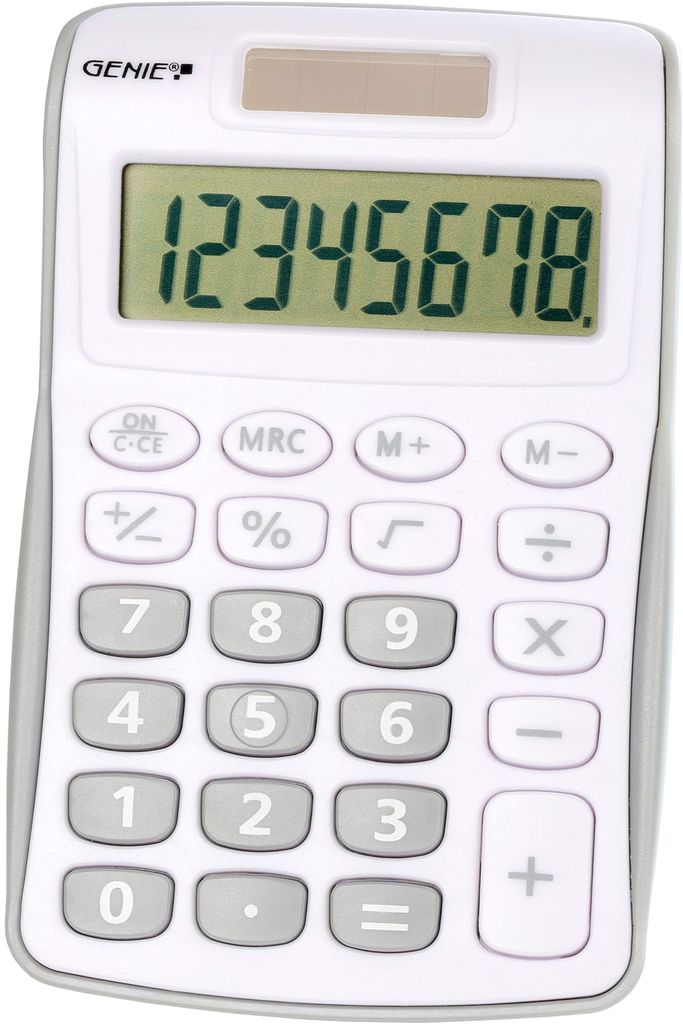 Genie 120 S, Tasche, Display-Rechner, 8 Ziffern, 1 Zeilen, Produktbild 