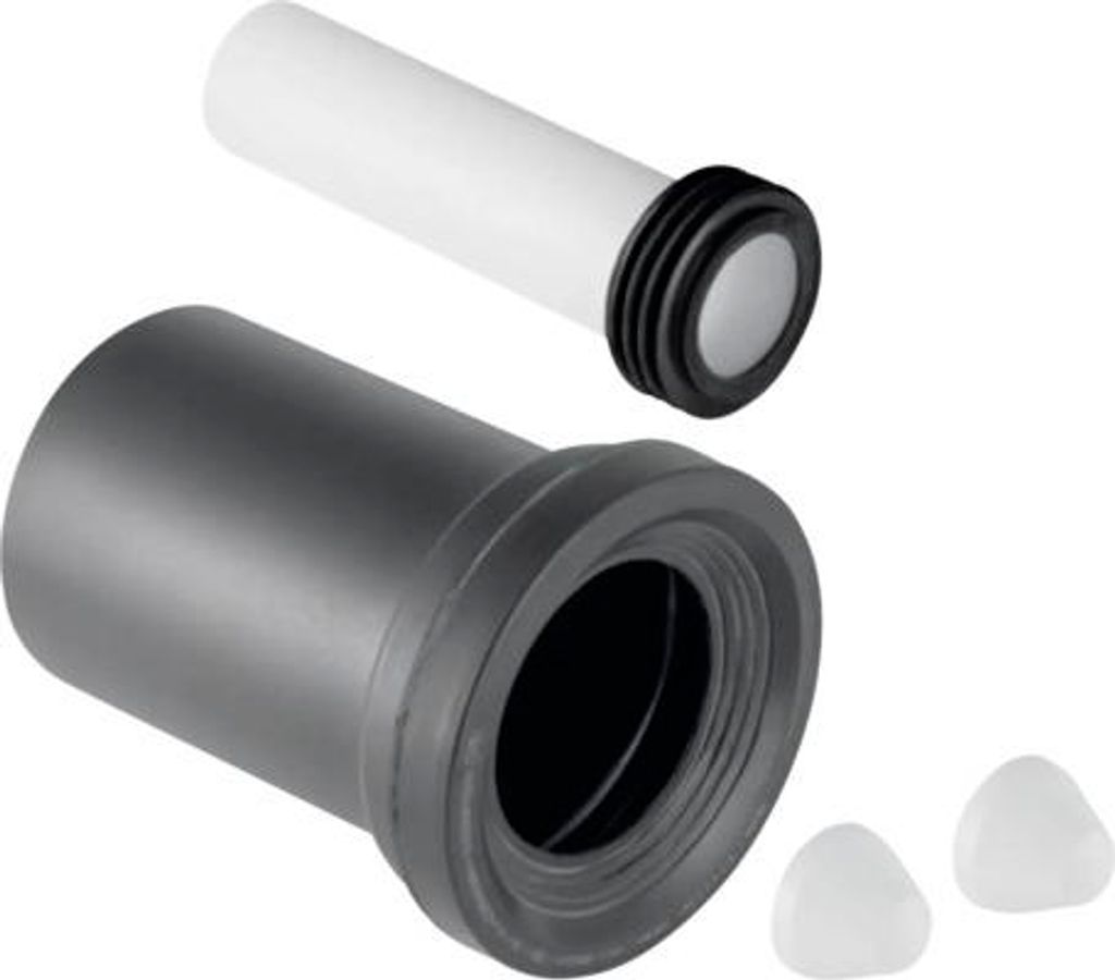 GEBERIT PE-Wand-WC Anschlussgarnitur ø90/45 mm x 185 mm 152.426.46.1