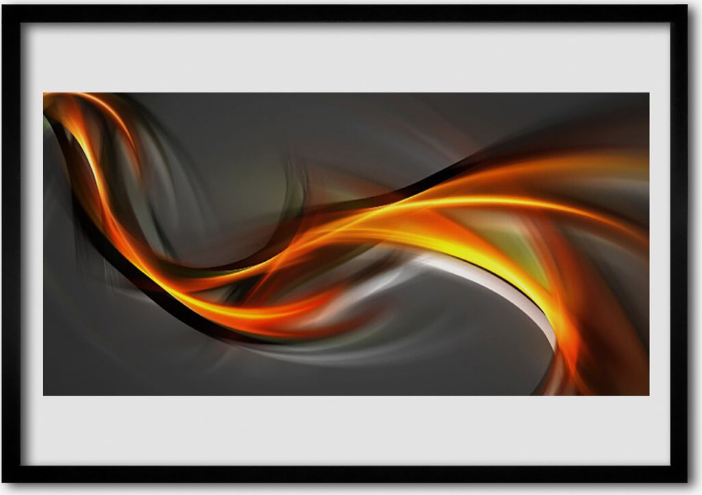 Bild 70x50 MDF-Rahmen Wandkunst Abstraction Graphics