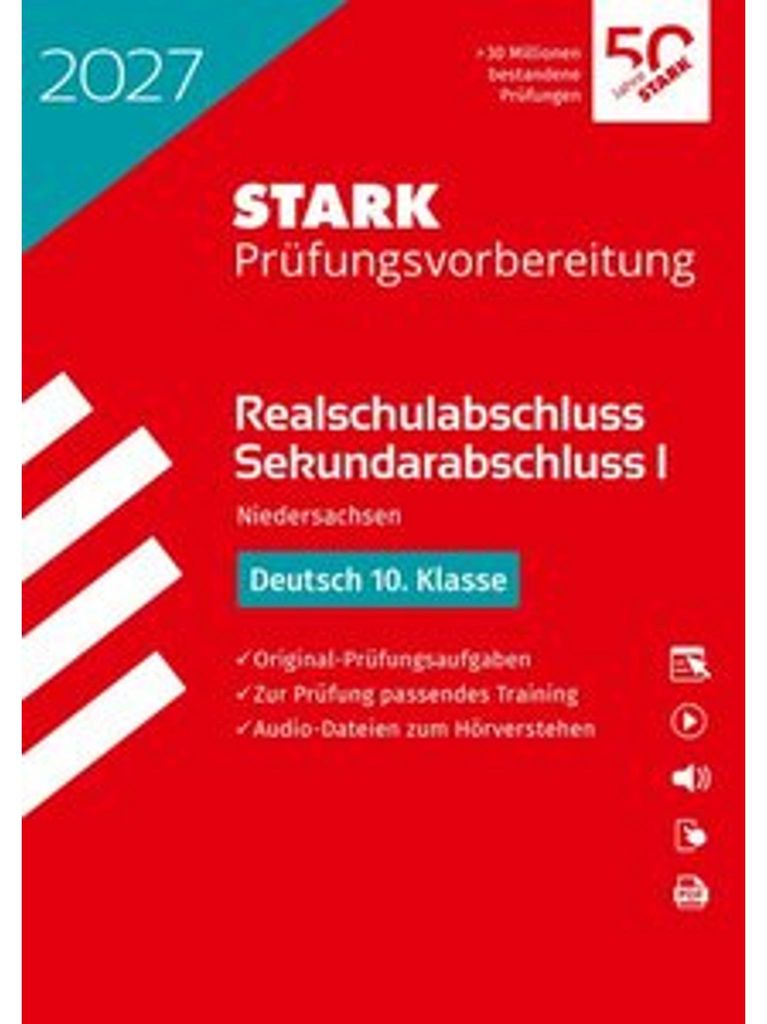 STARK Deutsch - Realschulabschluss 2027 Niedersachsen - Produktbild 