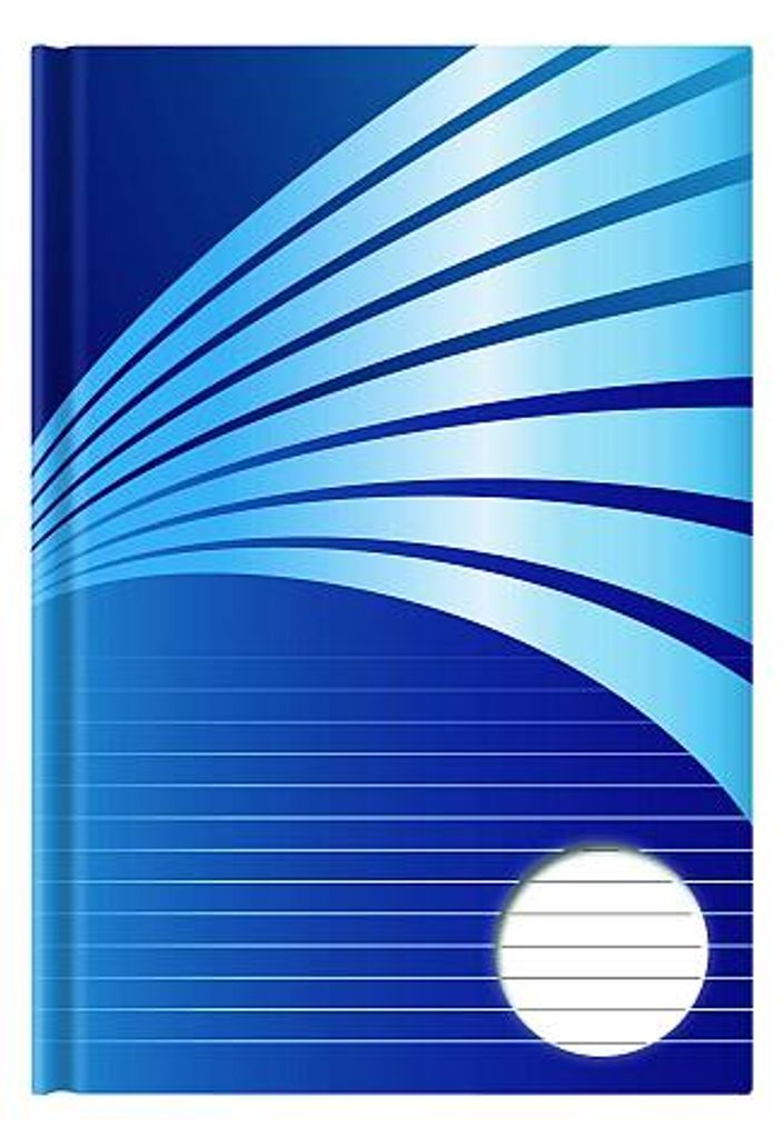 Kladde DIN A4 Notizbuch 96 Blatt liniert Tagebuch Produktbild 