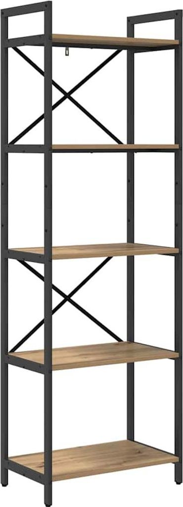 Bücherregal Artisan-Eiche 56 x 34 x 171 cm Holzwerkstoff