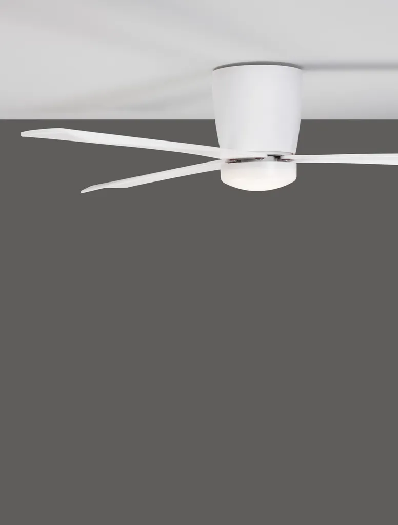 Ventilateur de plafond avec lampe et télécommande pour salon Nova Luce