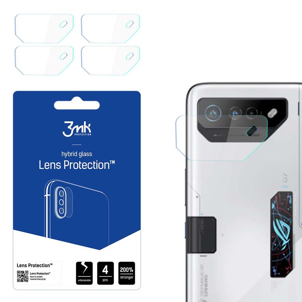 3Mk Lens Protection Hybrid Kamera Glas fr Asus Rog Phone 7 / 7 Ultimate