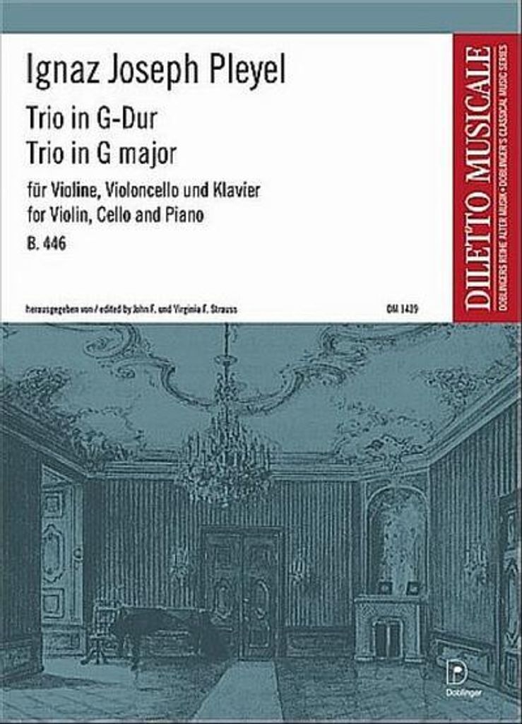 Trio G-Dur B446 für Violine, Violoncellound Klavier