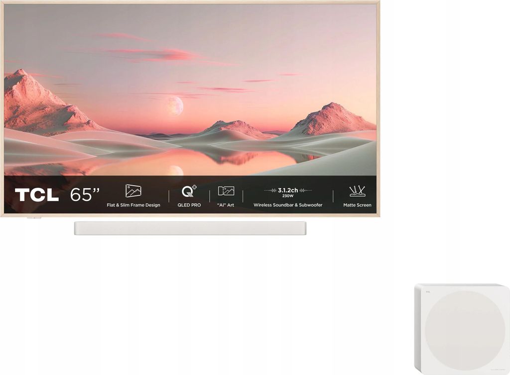 TCL 65A300 Pro, 165,1 cm (65"), 3848 x 2160 Pixel, QLED, Produktbild 