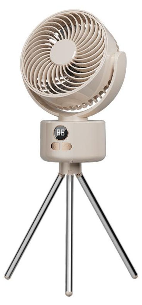Ventilatore da campeggio ZELURXX pieghevole, batteria Immagine del prodotto 