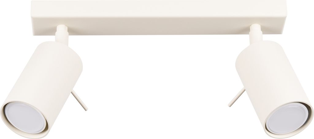 Plafond RING 2 beige 2xGU10 10W Stahl 17x6x30cm Sollux Lighting