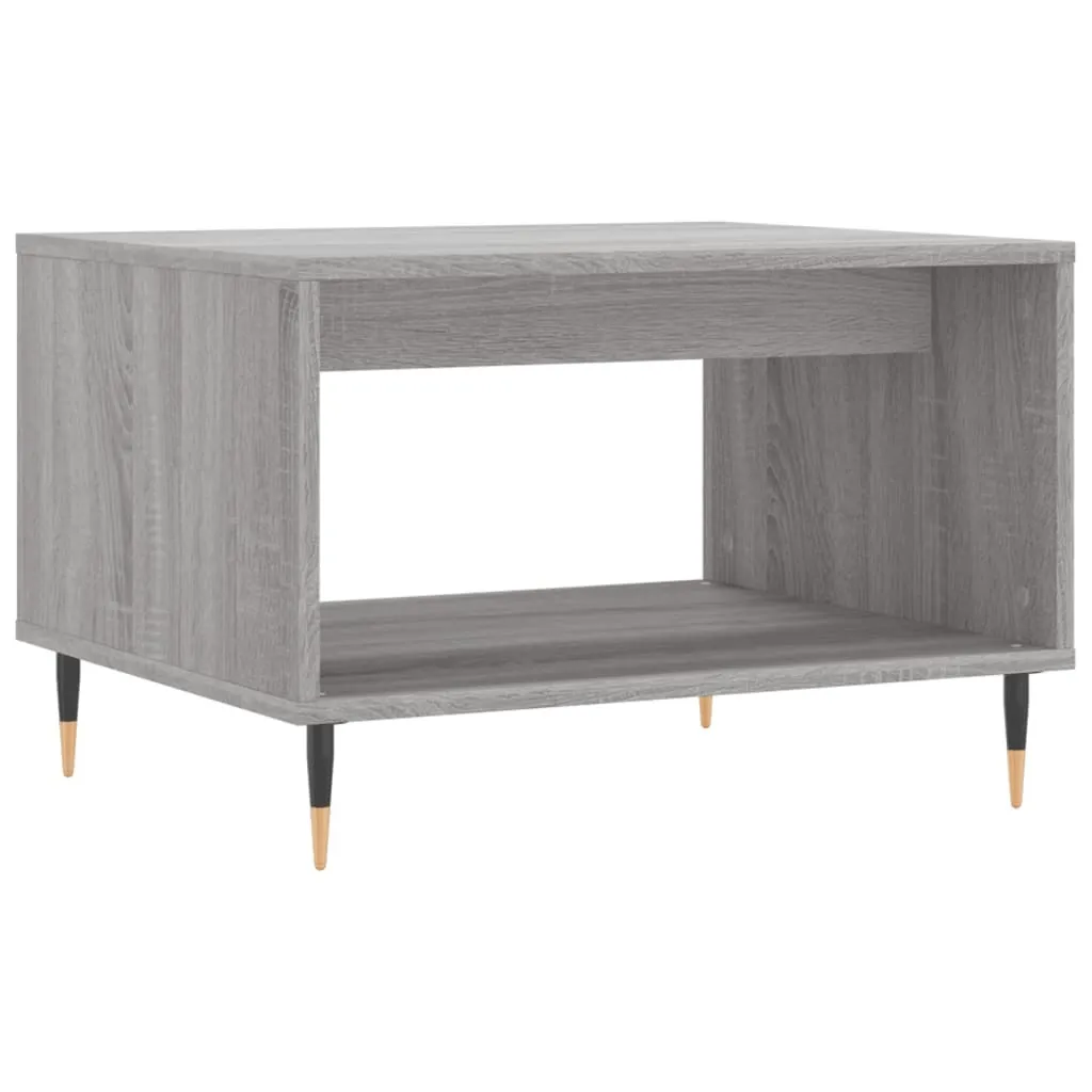 Elegante Tavolino SYFAX Grigio Sonoma 60x50 cm Multistrato