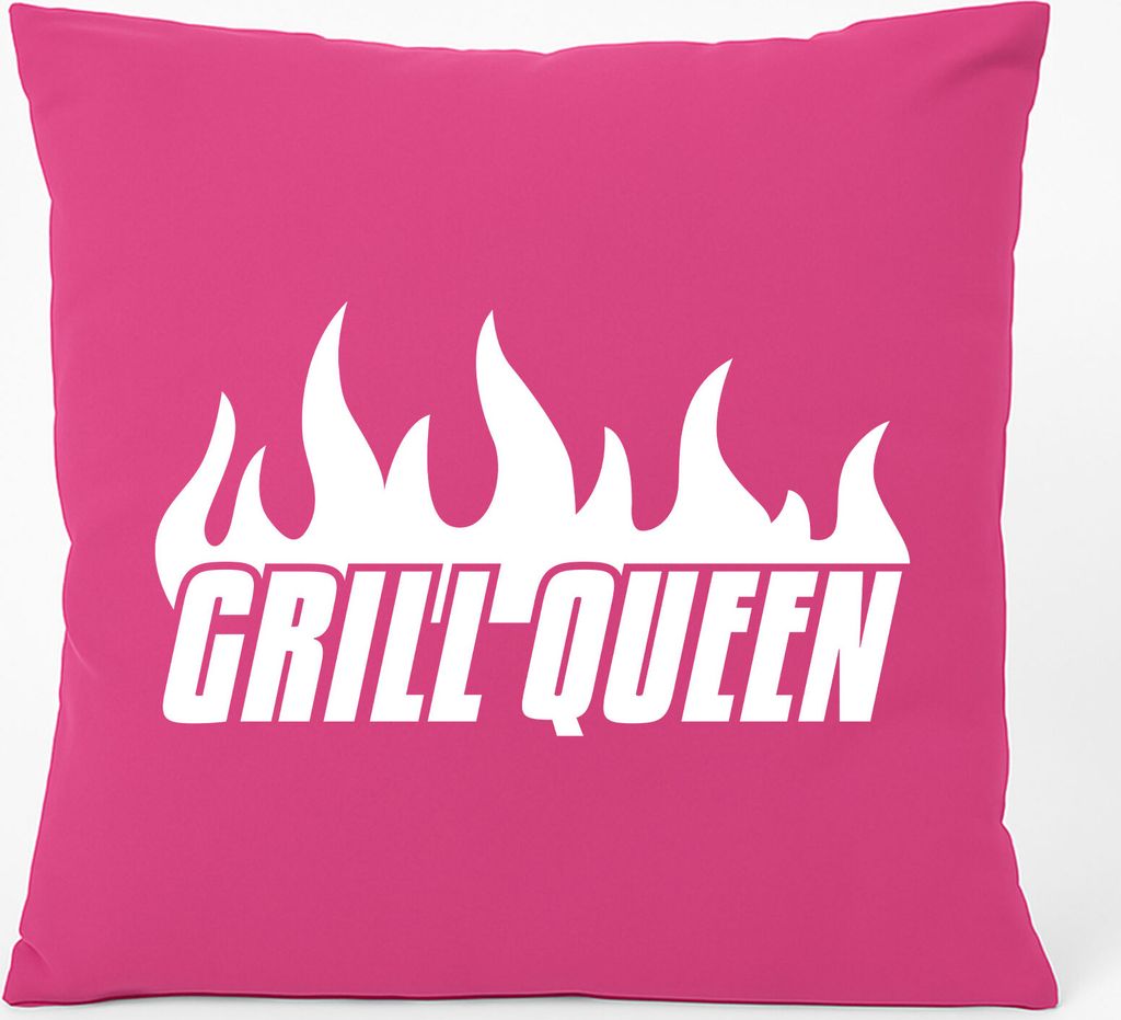 Huuraa Kissen Grill Queen Flammen 40x40cm mit Füllung Produktbild 