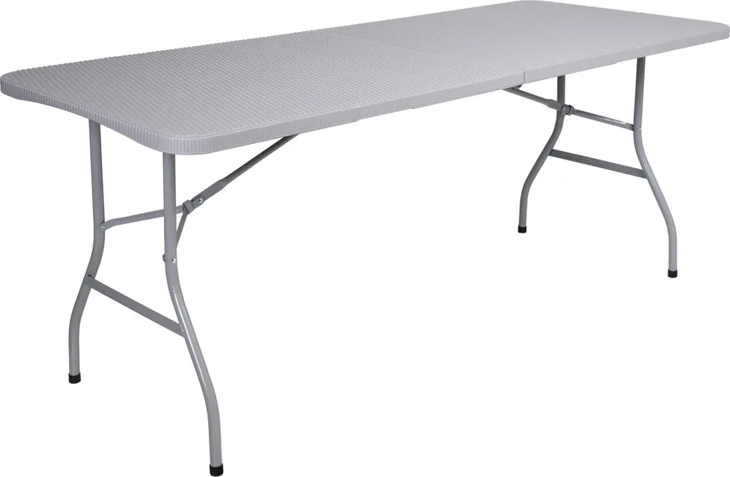 Table pliante 180 cm grise : la solution compacte pour vos réceptions - 13