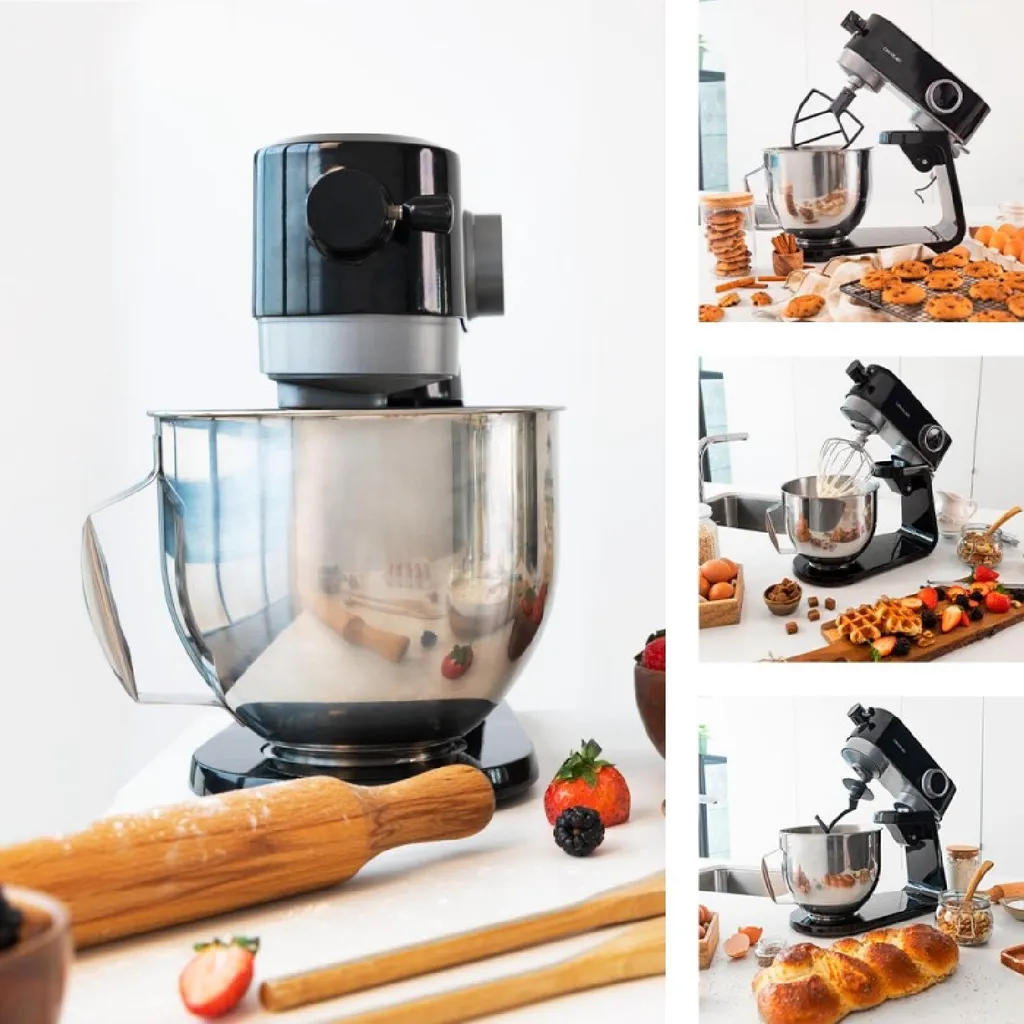 Robot Pâtissier Multifonction Cecotec Twist&Fusion 4000 Noir Mat - 8
