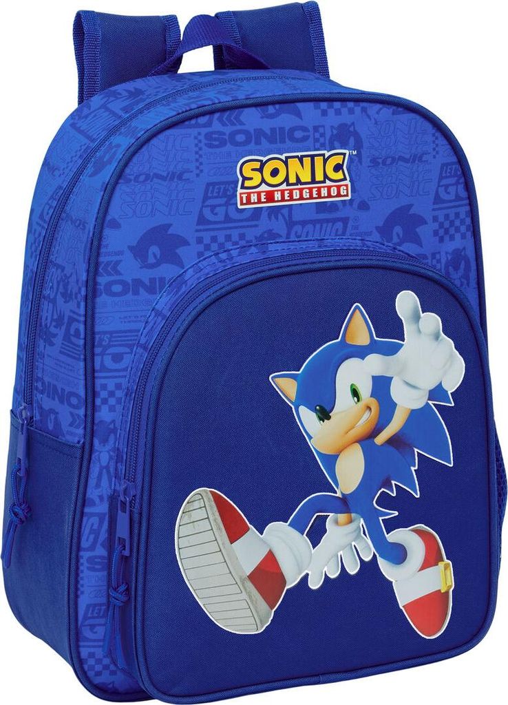 Schulrucksack Sonic Blau 26 x 34 x 11 cm