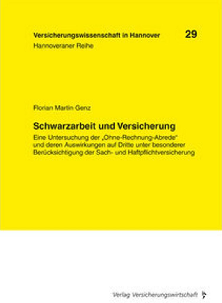 Schwarzarbeit und Versicherung