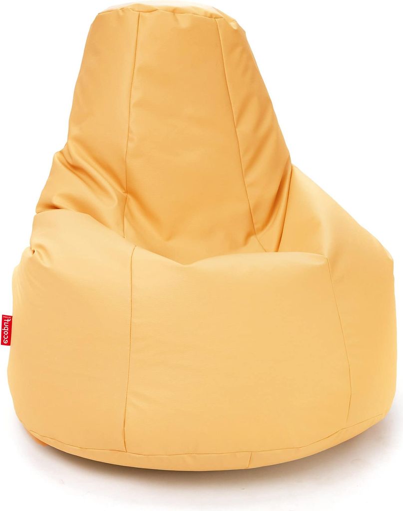 Ecopuf, Active, Sitzsack Pouf, Sack Poufsessel Pufsack, 90x130 cm, Kanariengelb E3