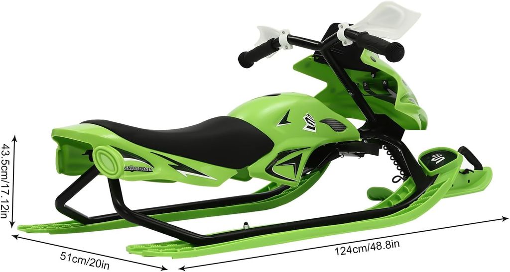 Sandschlitten Für Dünen & Schnee - Leichter Outdoor Schlitten Aus PP+PE, 46cm