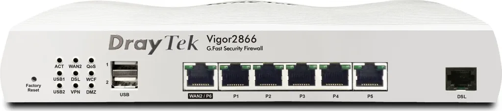 DrayTek Vigor 2866 Modem Routeur VDSL2 Supervectoring G.Fast G.105