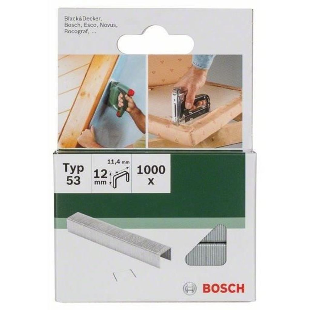 Bosch 2609255822, Staple, Hard fibre board, 1,2 cm Produktbild 