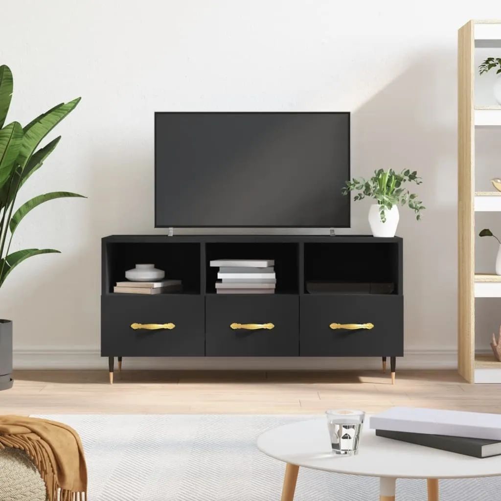 Mobile TV Economico vidaXL Nero 102 cm | Qualità al Giusto Prezzo