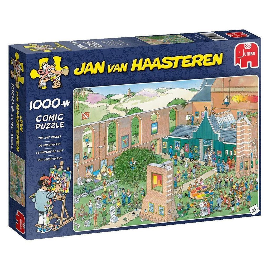 Jan van Haasteren The Art Market 1000 pcs, 1000 kusov, Obrázok produktu 