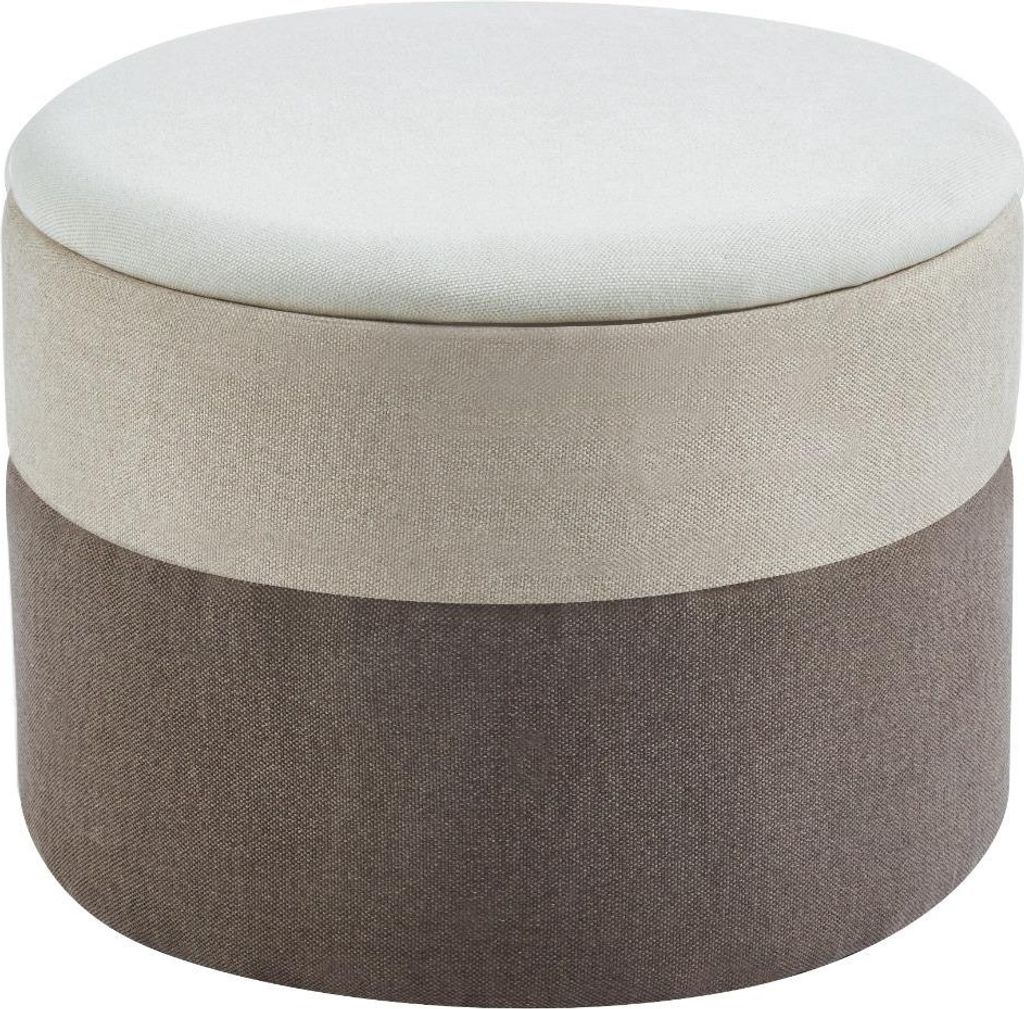 cosyou Hocker mit Stauraum, Aufbewahrungshocker mehrfarbig, Polsterhocker für Wohnzimmer, Schlafzimmer, Kinderzimmer Durchmesser 60cm Höhe 45cm B...