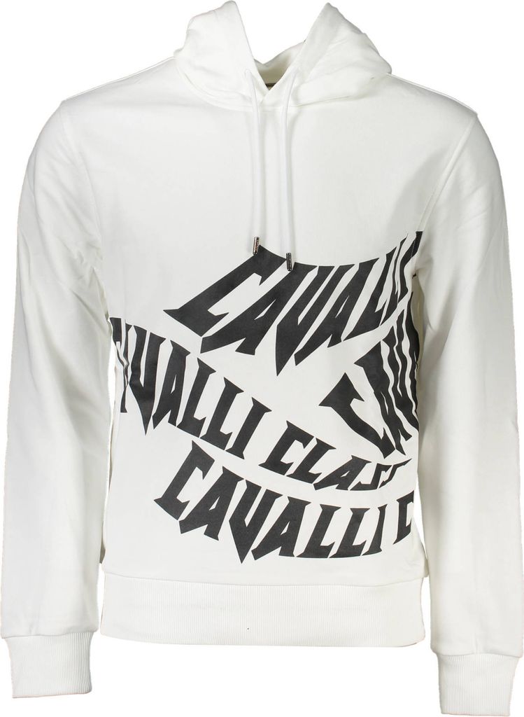 CAVALLI CLASS SWEATSHIRT OHNE REISSVERSCHLUSS MANN WEISS : Farbe - Weiß, Größe - 2XL Größe: 2XL Farbe: Weiß