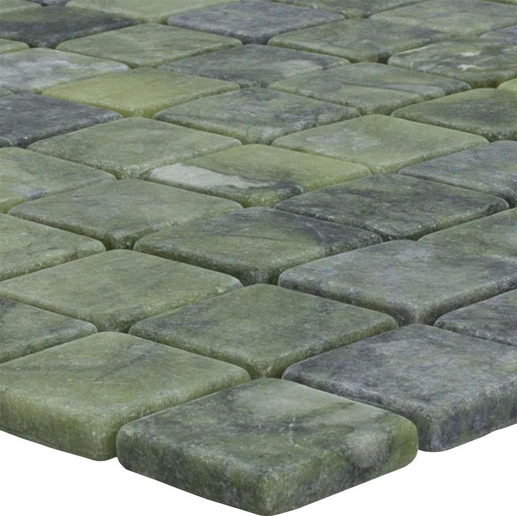 Marmor Naturstein Mosaik Fliesen Valendria Verde Grün