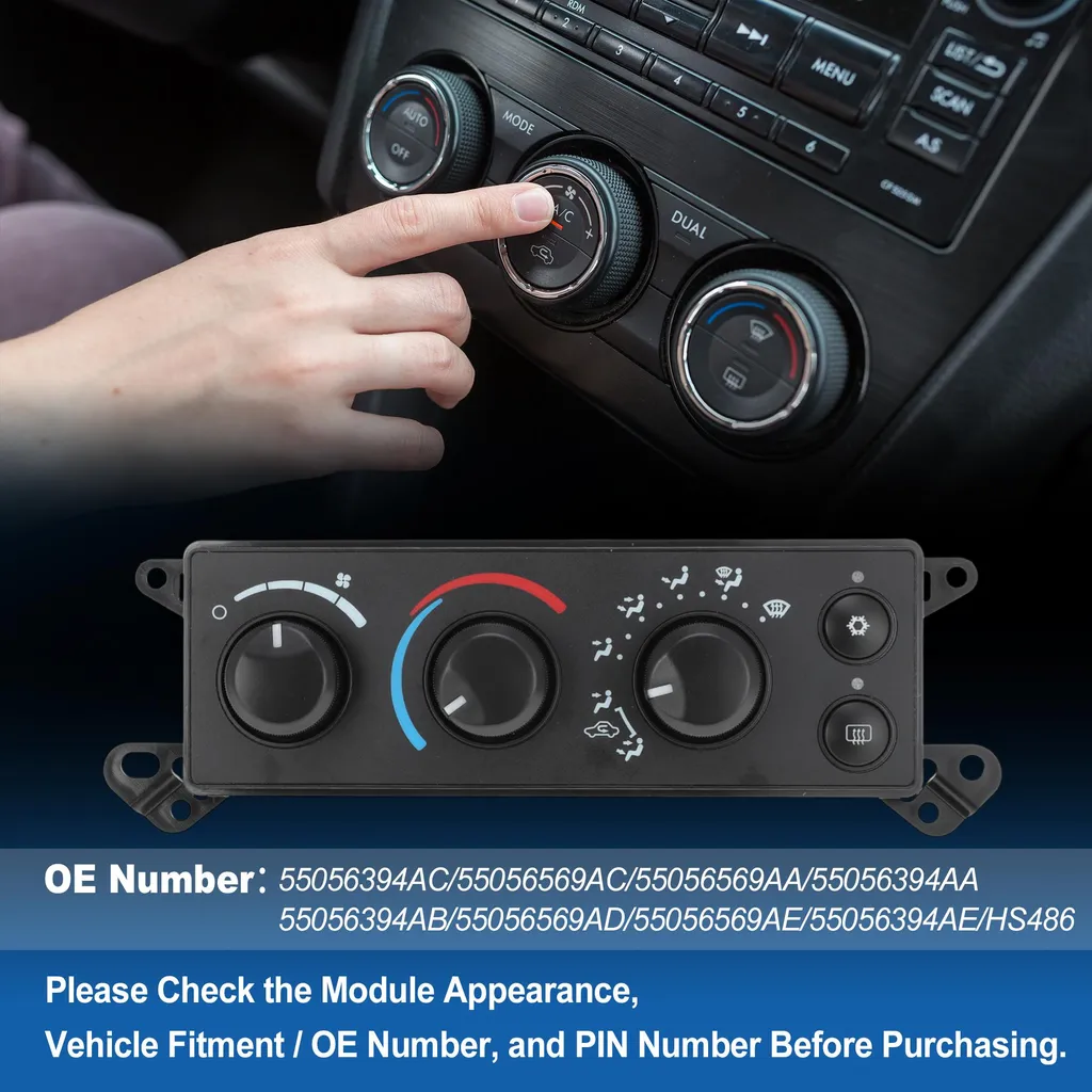 Commande de Chauffage et Clim pour Dodge Ram 2006 : Confort Habitacle