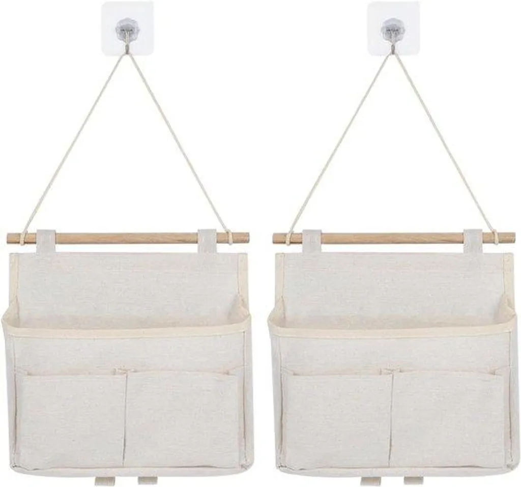 Étagère murale de douche en bois étanche avec double compartiment