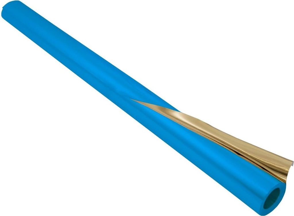 folia Alu-Bastelfolie (B)500 mm x (L)10 m blau / gold