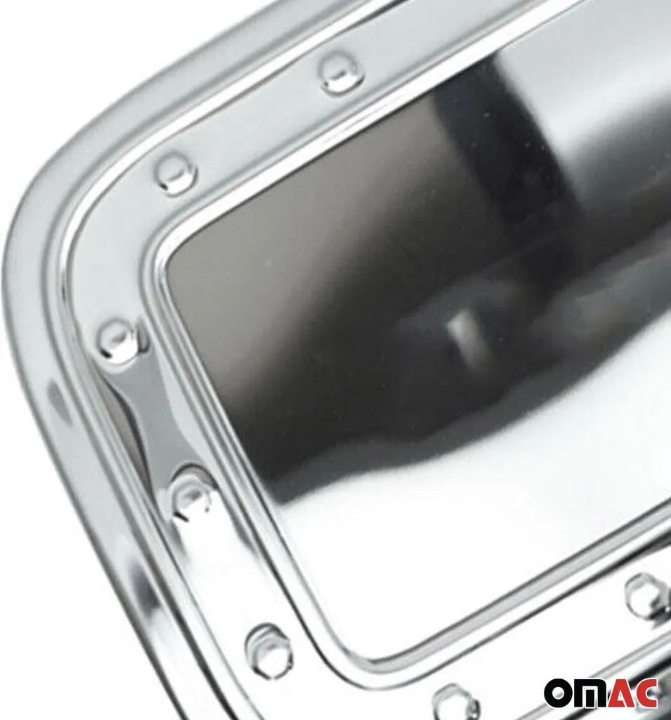 Cornice Tappo Serbatoio VW Caddy 2003-2015 Inox Silver Chrome - 6