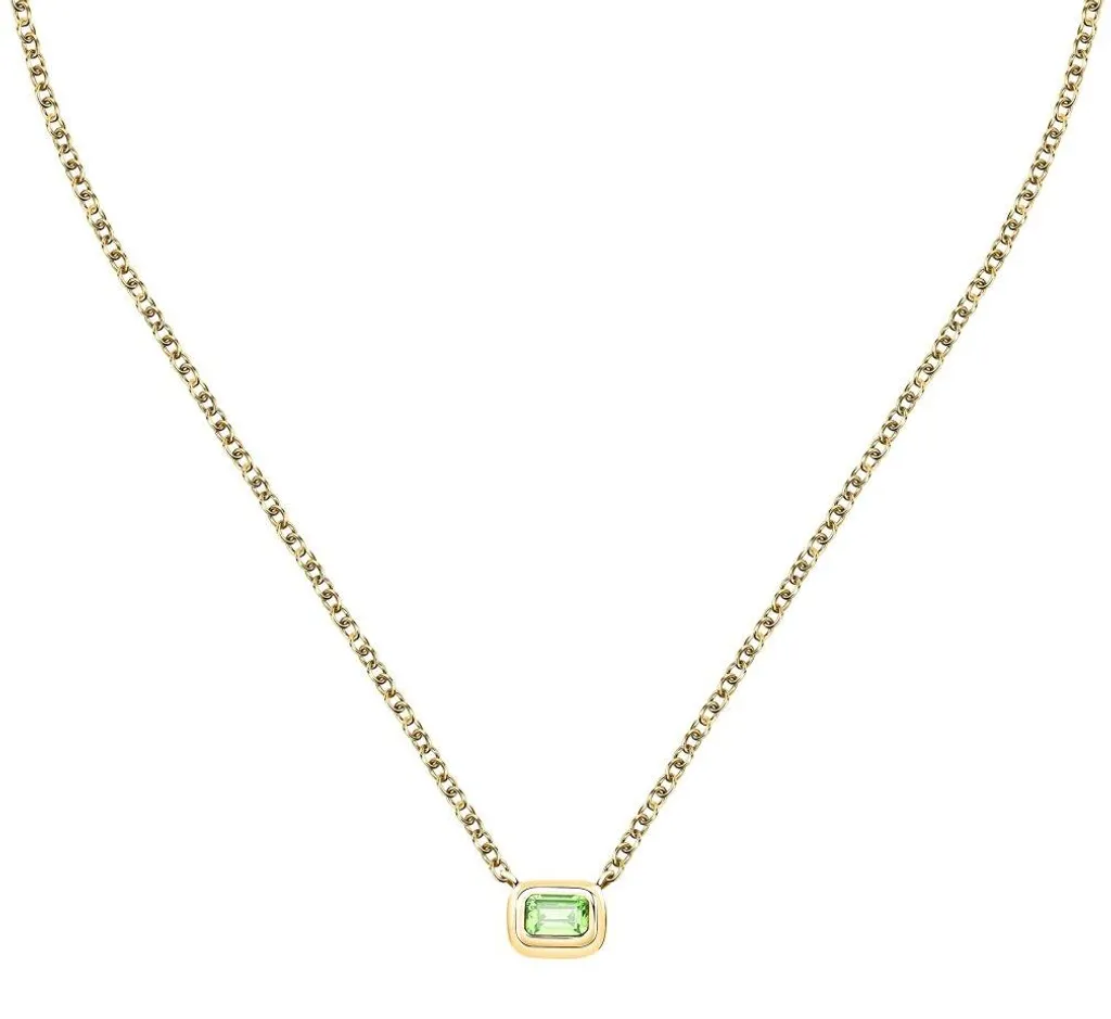 Collier zircon vert T-Design TJAXA21 pour soirée ou cadeau femme raffiné
