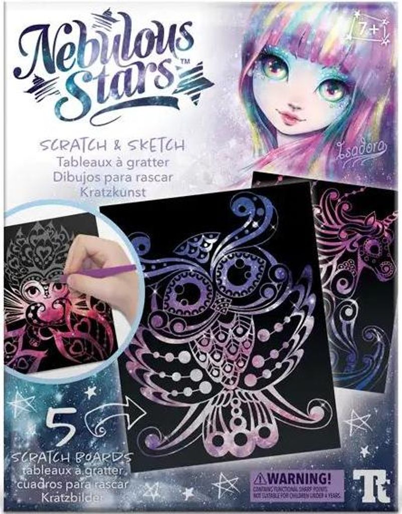 Nebulous Stars Kratzkunst 5 Motive