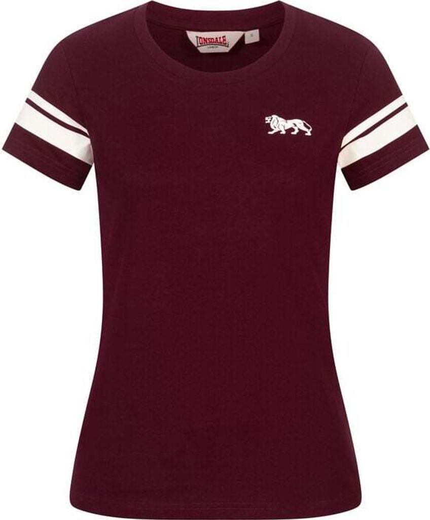 T-shirt Femme CORTON Oxblood/Ecru XL Lonsdale Image du produit 