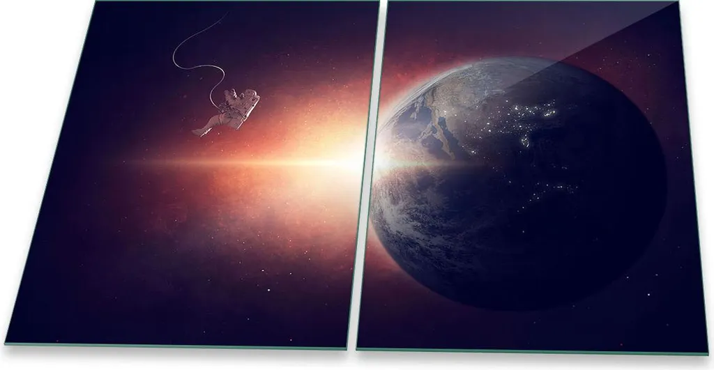 Protezione Piano Cottura 2 Pezzi Nero Naturale 40x52 | Antigraffio