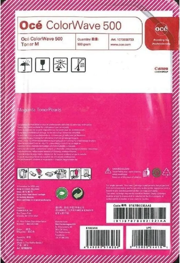 Toner Violet Océ 9787B005 Haute Capacité pour Tirages Techniques
