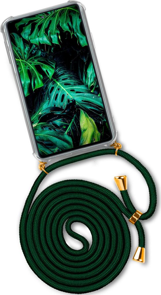 TWIST-Case + TWIST-Cord für Samsung Galaxy S20 FE / FE 5G, Farbe:Deepest Jungle (Gold)