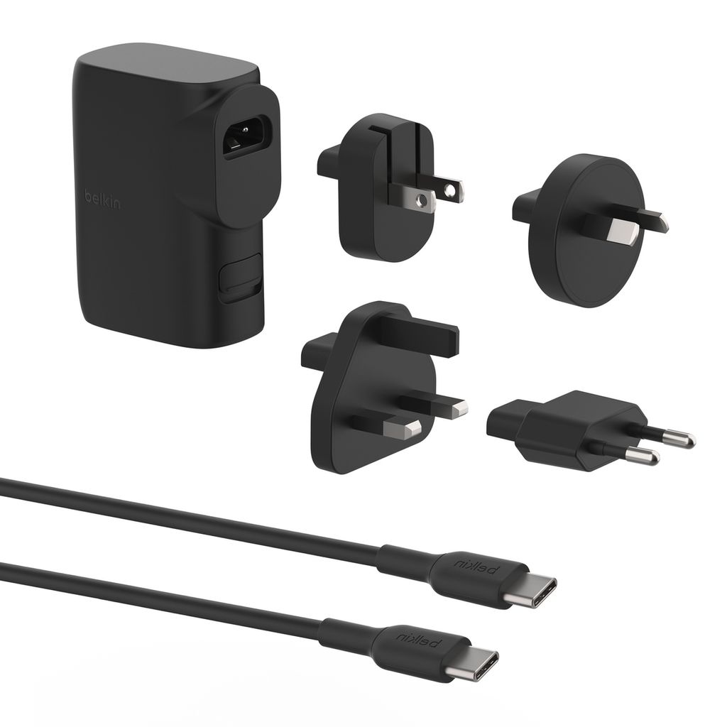 Belkin BOOST Charge Hybrid Dual oplader + Powerbank, model Productafbeelding 