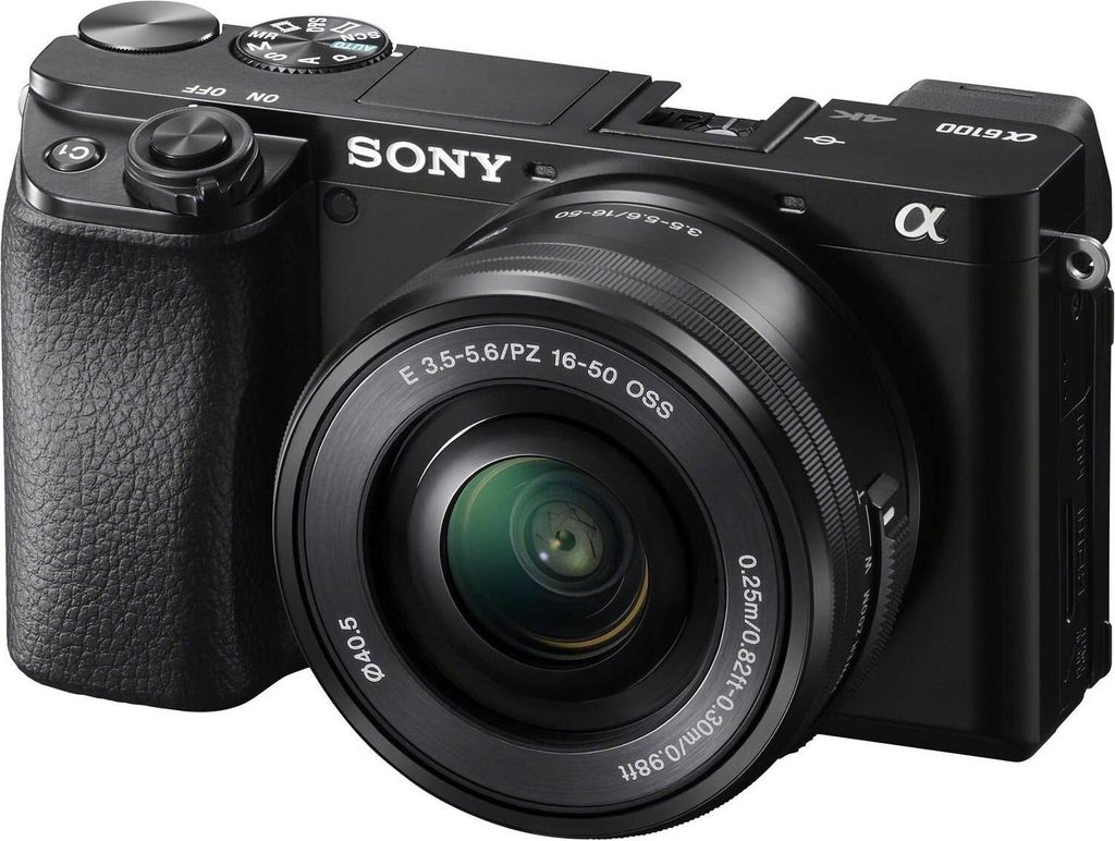 Sony α 6100 + 16-50mm, 24,2 MP, 6000 x 40000 Pixel, CMOS, Produktbild 