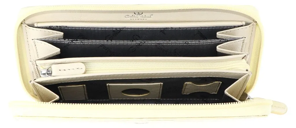 Porte-monnaie Cuir Cayenne RFID Protect Beige Édition Limitée 2820 RV - 4