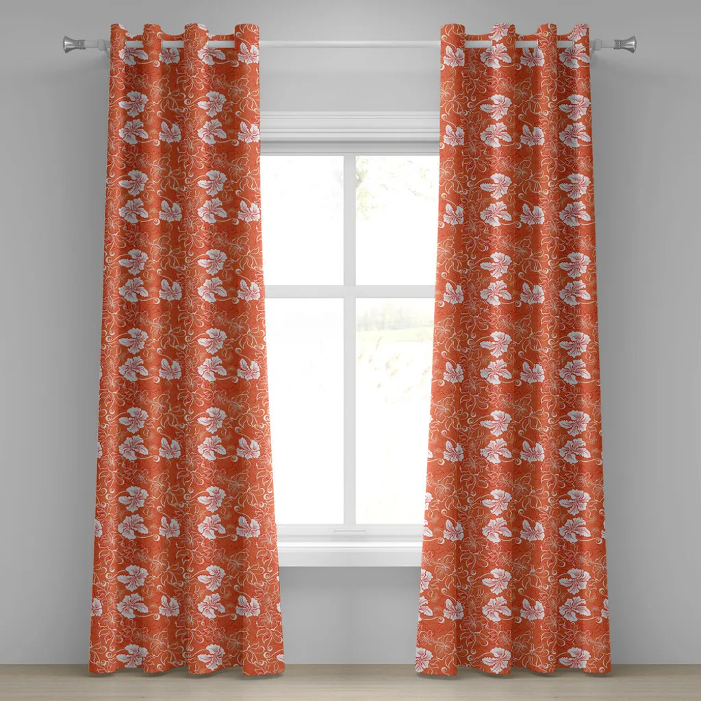 Rideau occultant décoratif orange brûlé pour sublimer vos fenêtres