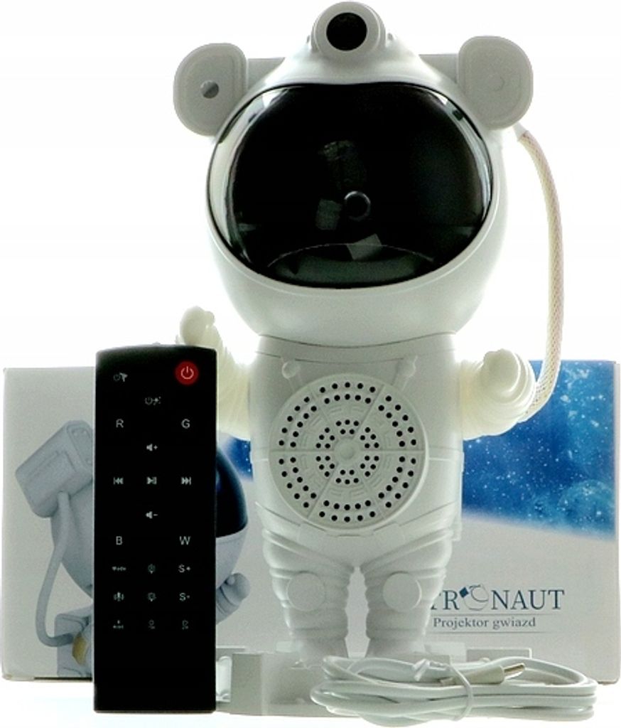 Bluetooth Projektor Galaxy Astronaut 360° Rotácia Rgb Obrázok produktu 
