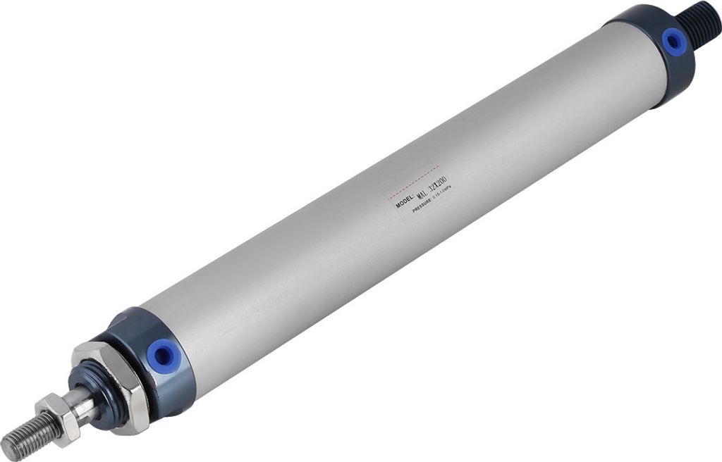 Pneumatikzylinder, Aluminiumlegierung, 32 mm x 200 mm, luftbeständig, Zwei-Wege-Dichtungsstruktur, für Auto und Außenbereich