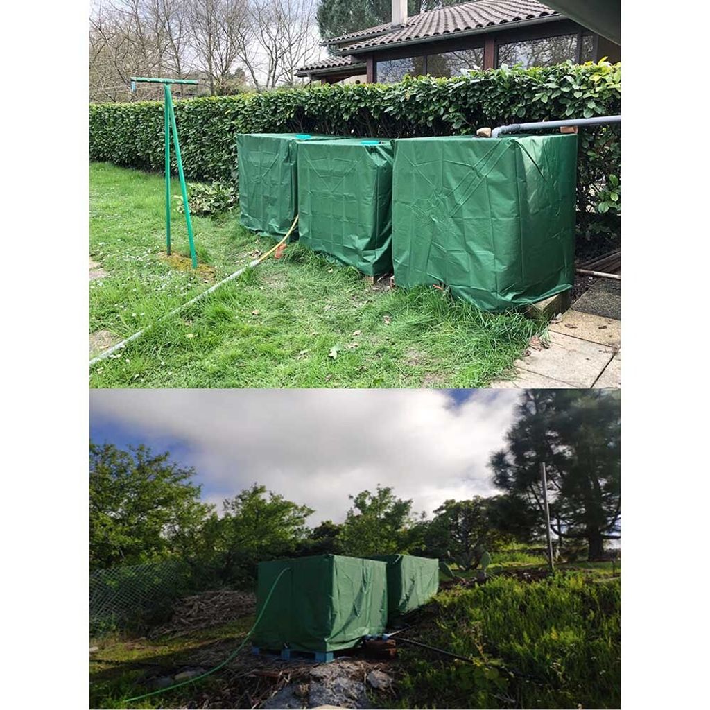 1pcs IBC 1000L Container Wassertank Abdeckplane Thermohülle Produktbild 7