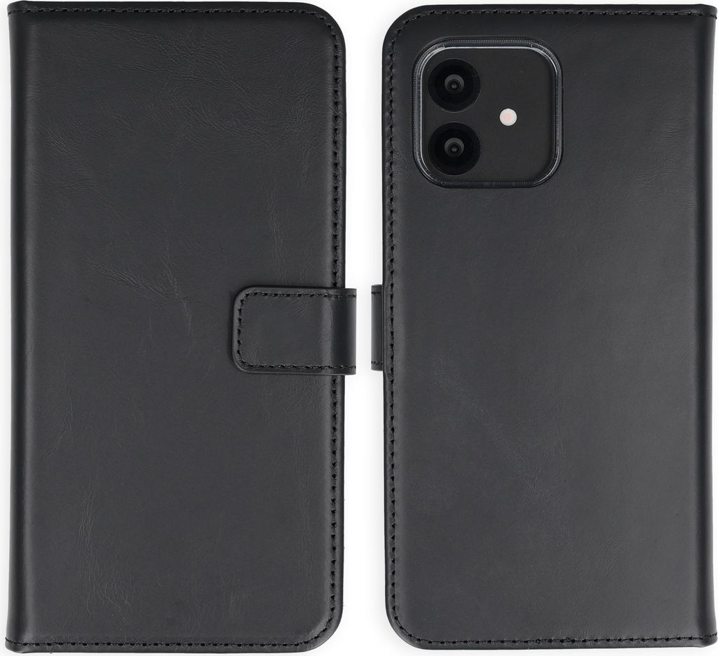 Selencia Echtleder Klapphülle Fairphone 6 - Schwarz
