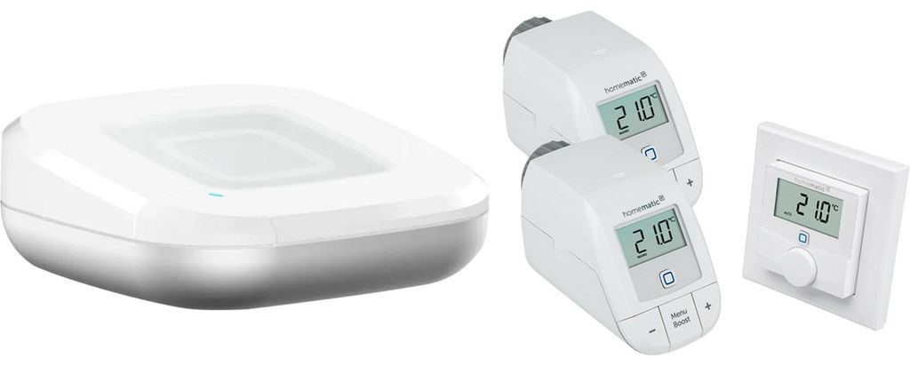 Homematic IP Set Heizen Basic 2xHeizkörper + Wandthermostat