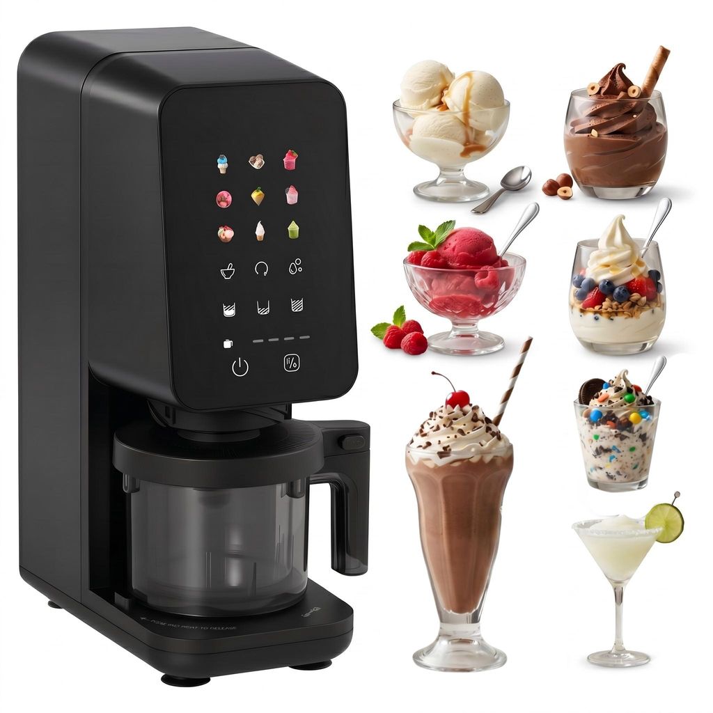 4Swiss IB026 FlurryKing Eismaschine Eiscreme Maschine - Produktbild 