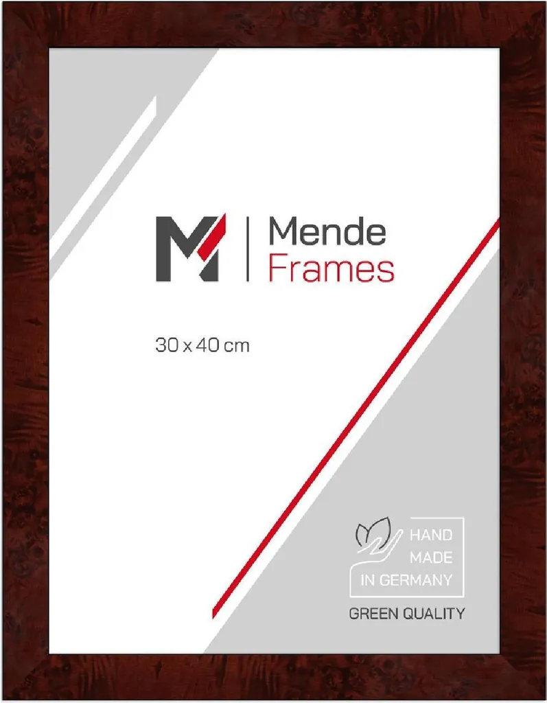 MendeFrames H14D Cornice Foto 20x25 Vetro Antiriflesso Legno Radice