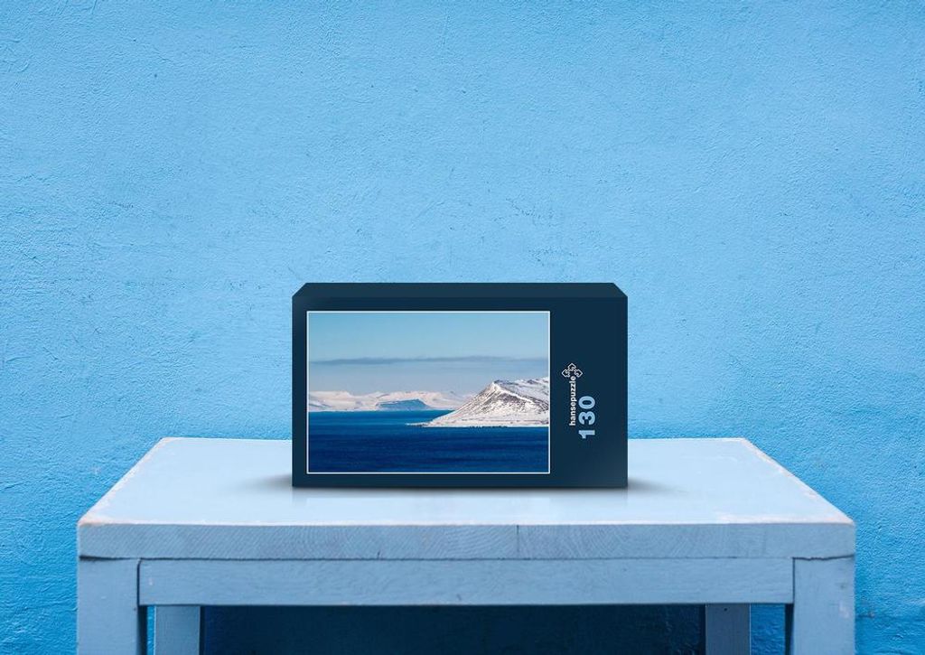 hansepuzzle 69118 - Winter Puzzle, 130 Teile, Natur, 28,7 x 20,0cm mit hochwertiger Aufbewahrung, Kartonbox und wiederverschließbarem Beutel